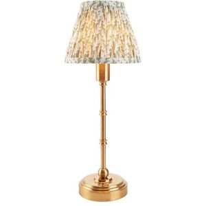 Luxia Ashurst 395 LED USB Rechargeable Touch Table Lamp - Brushed Brass with Green Shade - Luxia Ashurst 395 LED USB Rechargeable Touch Table Lamp - Brushed Brass with Green Shade -