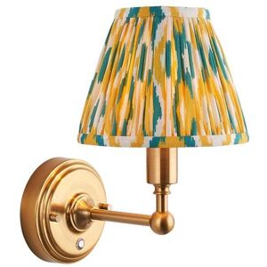 Luxia Ashurst LED USB Rechargeable Touch Wall Light - Brushed Brass with Yellow Shade - Luxia Ashurst LED USB Rechargeable Touch Wall Light - Brushed Brass with Yellow Shade -