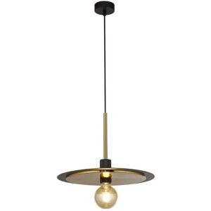 Searchlight Lighting Ivy Single Light Ceiling Pendant In Matt Black Gold Finish - Searchlight Lighting Ivy Single Light Ceiling Pendant In Matt Black Gold Finish -