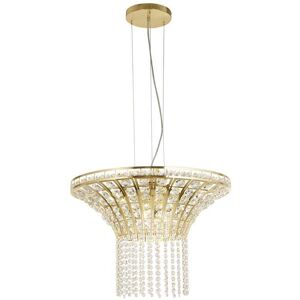 Searchlight Gemma 8 Light Pendant Satin Brass - Chandelier Searchlight Gemma 8 Light Pendant Satin Brass - Chandelier