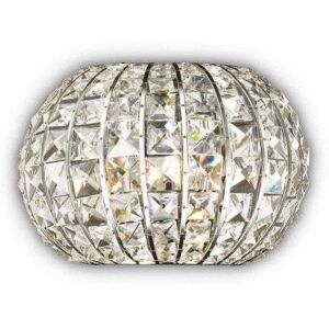 Ideal Lux Calypso AP2 Wall Fitting - 2 Light Chrome Crystal Ideal Lux Calypso AP2 Wall Fitting - 2 Light Chrome Crystal