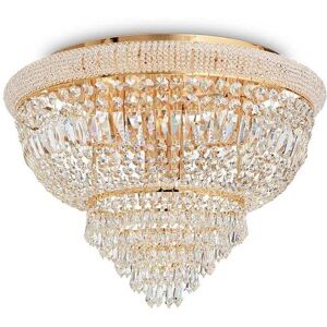 Ideal Lux Dubai 24 Light Gold Chandelier - Indoor Lighting Ideal Lux Dubai 24 Light Gold Chandelier - Indoor Lighting