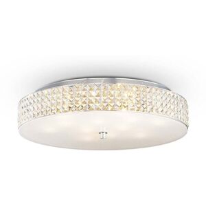 Ideal Lux ROMA PL12 Chrome 12-Light Ceiling Light Ideal Lux ROMA PL12 Chrome 12-Light Ceiling Light