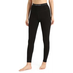 Icebreaker 260 Tech High Rise Legging Wmn / Black / XL  - Size: Extra Large