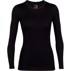 Icebreaker Womens 260 Tech LS Crewe / Black / L  - Size: Large