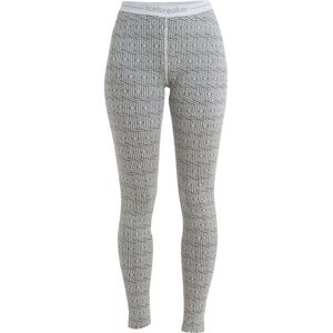 Icebreaker Womens Merino 260 Vertex Leggings Herenga / Snow/Black / M  - Size: Medium