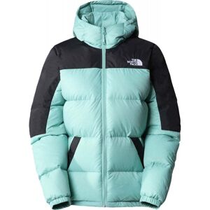 North Face Womens Diablo Down Hoodie / Green/Blk / S  - Size: Small