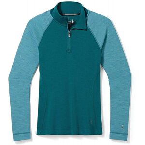 Smartwool Womens Classic Thermal Merino Base Layer 1/4 Zip / Emerald G  - Size: Small