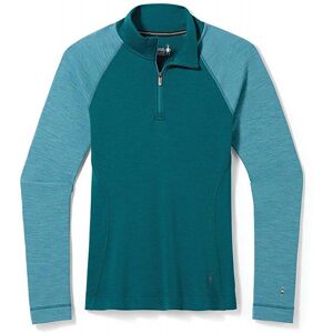 Smartwool Womens Classic Thermal Merino Base Layer 1/4 Zip / Emerald G  - Size: Medium