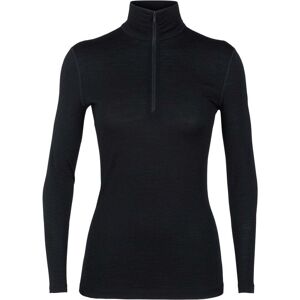 Icebreaker Womens 200 Oasis LS Half Zip / Black / M - Size: Medium Icebreaker Womens 200 Oasis LS Half Zip / Black / M - Size: Medium