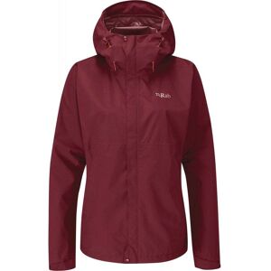 Rab Womens Downpour Eco Jacket / Dk Heather / 8 - Size: 8 Rab Womens Downpour Eco Jacket / Dk Heather / 8 - Size: 8