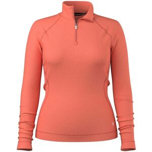 Smartwool Womens Classic Thermal Merino Base Layer 1/4 Zip / Coral Ree - Size: Large Smartwool Womens Classic Thermal Merino Base Layer 1/4 Zip / Coral Ree - Size: Large
