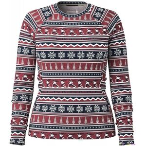 Smartwool Womens Classic Thermal Merino Base Layer Crew / Currant Alpi - Size: Small Smartwool Womens Classic Thermal Merino Base Layer Crew / Currant Alpi - Size: Small