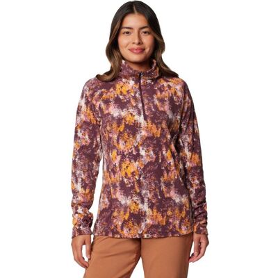 Columbia Glacial IV Patterned Print 1/2 Zip Fleece Women - Fleece Pullover Columbia Glacial IV Patterned Print 1/2 Zip Fleece Women - Fleece Pullover