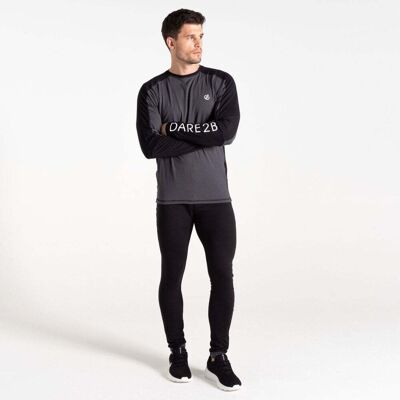 Dare 2b Mens Exchange III Leggings / Black/Ebony / M - Size: Medium Dare 2b Mens Exchange III Leggings / Black/Ebony / M - Size: Medium