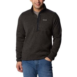 Columbia Mens Sweater Weather Half Zip / Black Heather, Black / XL  - Size: Extra Large