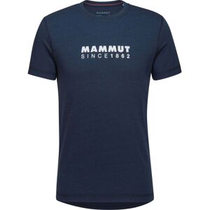 Mammut Mens Mammut Core T-Shirt Logo / 5118 Marine / XL  - Size: Extra Large