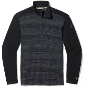 Smartwool Classic Thermal Merino 1/4 Zip / Black Colour Shift / L  - Size: Large