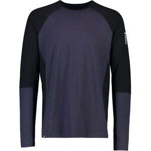 Mons Royale Mens Olympus Merino Base Layer Long Sleeve / Black/9 Iron - Size: Medium Mons Royale Mens Olympus Merino Base Layer Long Sleeve / Black/9 Iron - Size: Medium