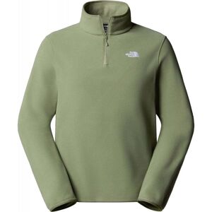 North Face Mens Glacier Fleece 1/4 Zip Jacket / Bark Mist / S - Size: Small North Face Mens Glacier Fleece 1/4 Zip Jacket / Bark Mist / S - Size: Small