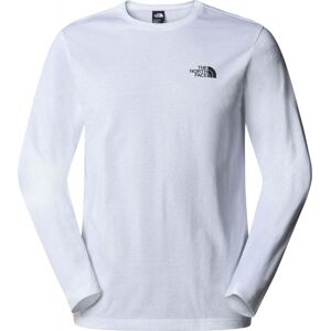 North Face Mens L/S Simple Dome Tee / White / M - Size: Medium North Face Mens L/S Simple Dome Tee / White / M - Size: Medium