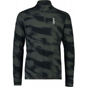 Mons Royale Cascade MF 200 1/4 Zip Print / Green/Blk / S - Size: Small Mons Royale Cascade MF 200 1/4 Zip Print / Green/Blk / S - Size: Small