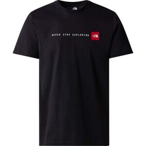North Face Mens S/S Never Stop Exploring Tee / Black / S - Size: Small North Face Mens S/S Never Stop Exploring Tee / Black / S - Size: Small