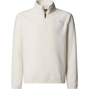 North Face Teen Glacier 1/4 Zip Pullover / White Dune / M - Size: Medium North Face Teen Glacier 1/4 Zip Pullover / White Dune / M - Size: Medium