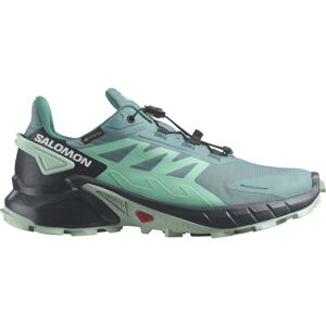 Salomon Womens Supercross 4 GTX / Dusty Turquoise/India Ink/Blue Haze  - Size: 5