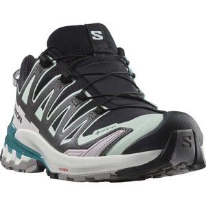 Salomon Womens XA PRO 3D V9 GTX / Black/Bleached Aqua/Harbor Blue / 6.  - Size: 6.5