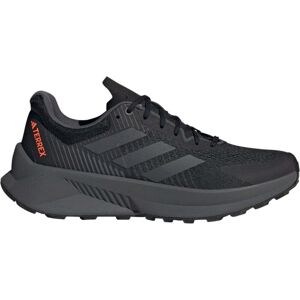 adidas Terrex Mens Soulstride Flow / core black/grey six/impact orange  - Size: 10