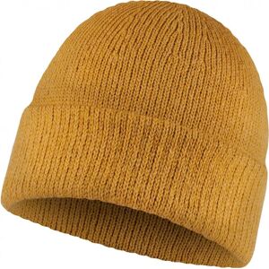 Buff Knitted Hat Jarn 129618.105 / Ochre / One  - Size: ONE