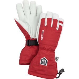 Hestra Army Leather Heli Ski Glove / Red / 7  - Size: 7