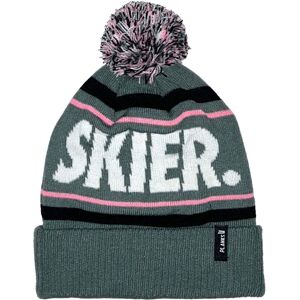 Planks Clothing Skier Bobble Beanie / Sage Green / ONE  - Size: ONE