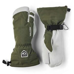 Hestra Army Leather Heli Ski 3 Finger Glove / Olive / 8 - Size: 8 Hestra Army Leather Heli Ski 3 Finger Glove / Olive / 8 - Size: 8