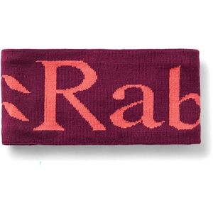 Rab Knitted Logo Headband / Mulberry/Hibiscus / ONE - Size: ONE Rab Knitted Logo Headband / Mulberry/Hibiscus / ONE - Size: ONE