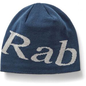 Rab Logo Beanie / Tempest Blue/Light Zinc / ONE - Size: ONE Rab Logo Beanie / Tempest Blue/Light Zinc / ONE - Size: ONE