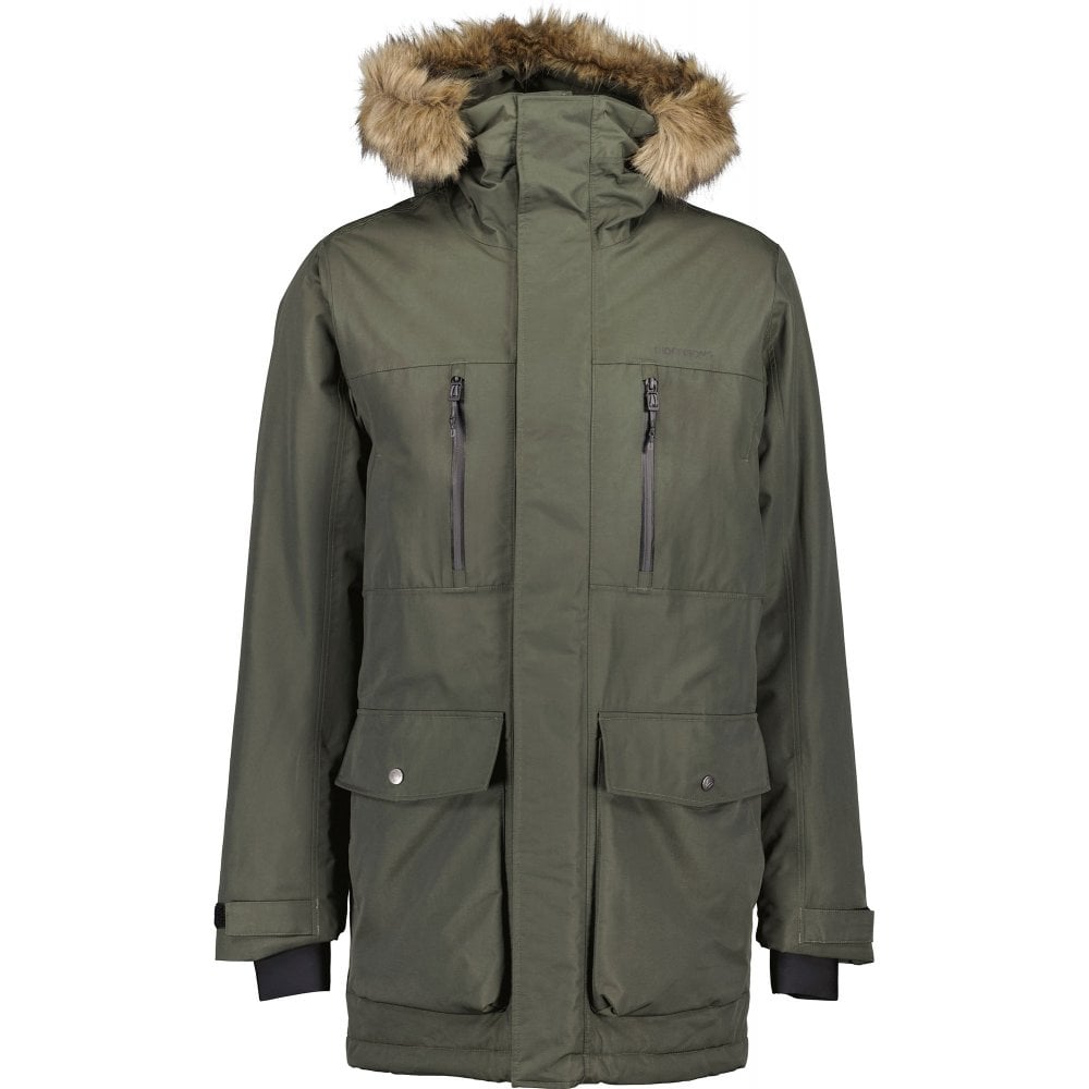 Didriksons Mens Marco Parka 3 / Deep Green / S  - Size: Small