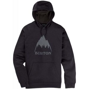 Burton Mens Oak Pullover Hoody / True Black Heather / Large  - Size: Large