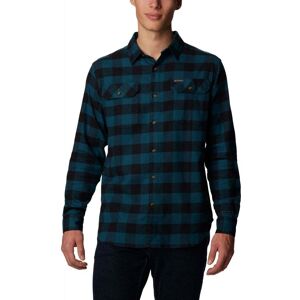 Columbia Mens Flare Gun Stretch Flannel / Night Wave Buffalo Check / L  - Size: Large