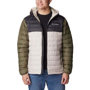 Columbia Powder Lite Hooded Jacket / Dark Stone, Shark, Stone Green /  - Size: Small