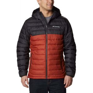 Columbia Powder Lite Hooded Jacket / Warp Red, Shark / S  - Size: Small