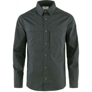 Fjallraven Mens Abisko Trail Shirt LS / Dark Grey / M  - Size: Medium