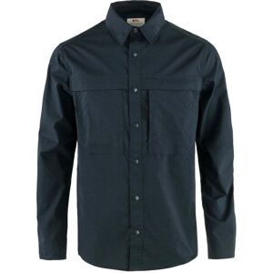 Fjallraven Mens Abisko Trail Shirt LS / Dark Navy / L  - Size: Large