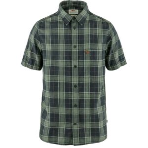 Fjallraven Ovik Travel SS Shirt / Navy/Green / XL  - Size: Extra Large