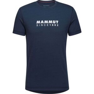 Mammut Mens Mammut Core T-Shirt Logo / 5118 Marine / XL  - Size: Extra Large