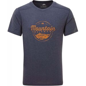 Mountain Equipment Headpoint Script Tee / Medieval Blue / X-Large  - Size: Extra Large