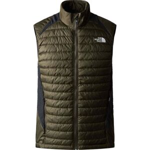 North Face Mens Insulation Hybrid Vest / New Taupe Green/Asphalt Grey  - Size: Small