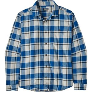 Patagonia L/S Cotton in Conversion LW Fjord Flannel Shirt / Captain/En  - Size: Medium
