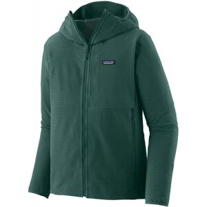 Patagonia Mens R1 TechFace Hoody / Conifer Green / M  - Size: Medium